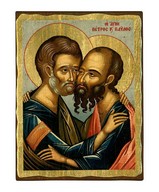 Εικόνα Άγιοι Πέτρος και Παύλος Βυζαντινές Εικόνες Αγίων