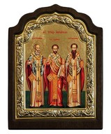 Εικόνα Οι τρείς Ιεραρχες Βυζαντινές Εικόνες Αγίων